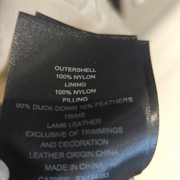 Women's Rudsak Down Filled Duck Feathers Light Brown Jacket - S Like New - Picture 9 of 12